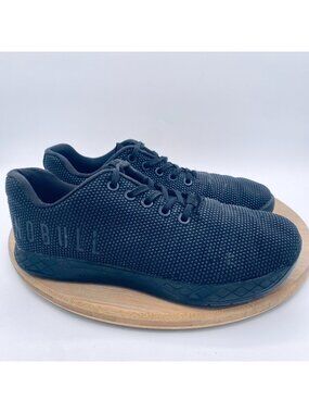 Nobull Shoes Womens 7.5 Black Super Fabric Running Trainers Sneakers Gym